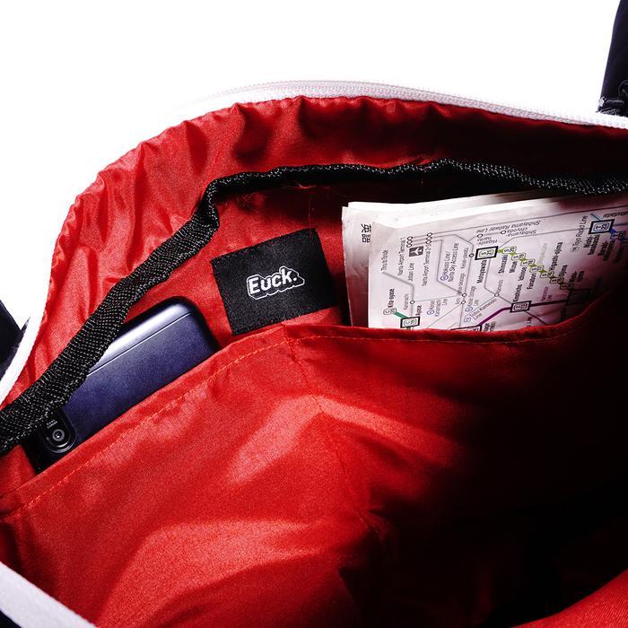 New Euck - Tas Selempang Tahan Air Unisex / Pria / Cowok - Fuku Black