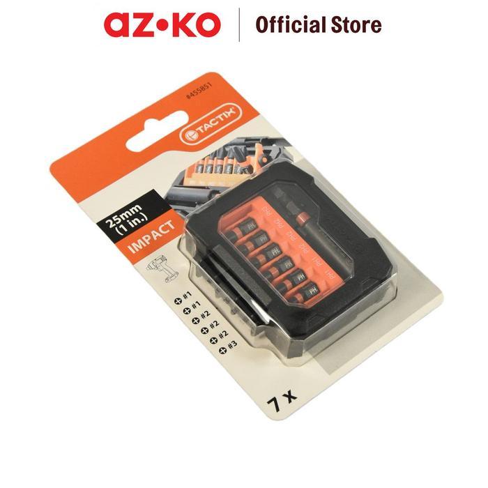 Tactix Set 7 Pcs Mata Obeng Ketok 25 Mm