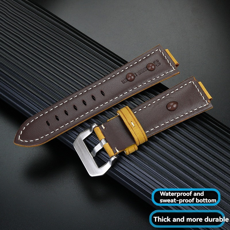 Replacement Leather Strap for Casio G-SHOCK GST-B400/GST-B200 Men's 24*14mm 24*16mm Genuine Cowhide