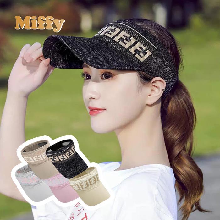 Topi Sport Rajut Untuk Wanita Pelindung Sinar Matahari - Topi Zumba / Topi Senam Kekinian Fashion