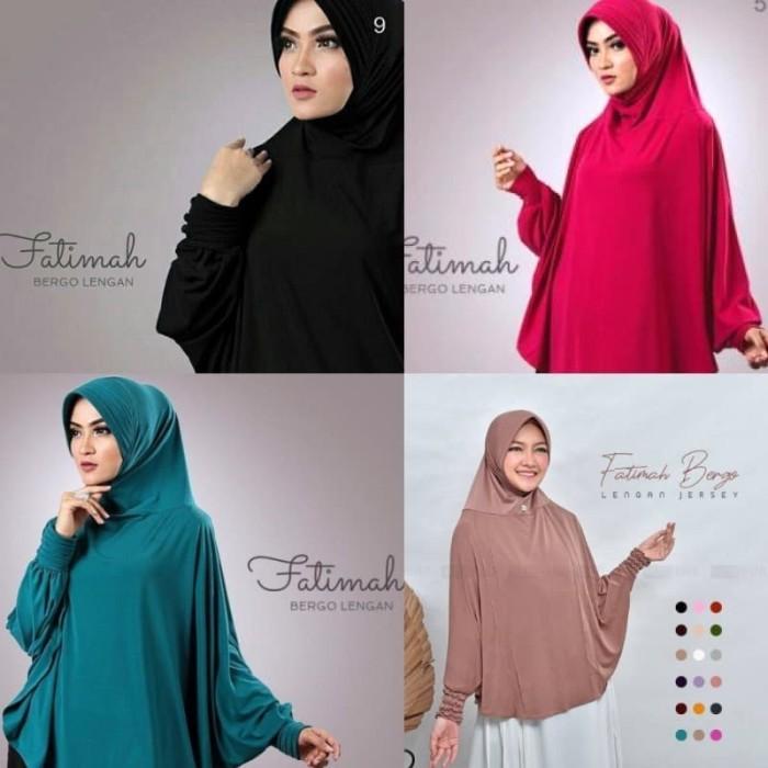 Thebest- Bergo Instan Syari Lengan Jilbab Tangan Jumbo - Tom