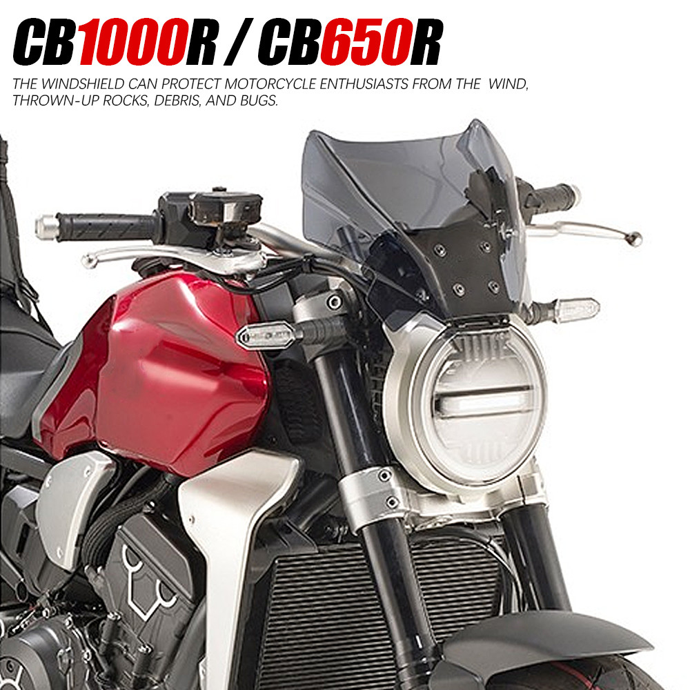 New Motorcycle Cb 650 1000 R Cb 650R 1000R Windshield Windscreen For Honda Cb650R Cb1000R Wind
