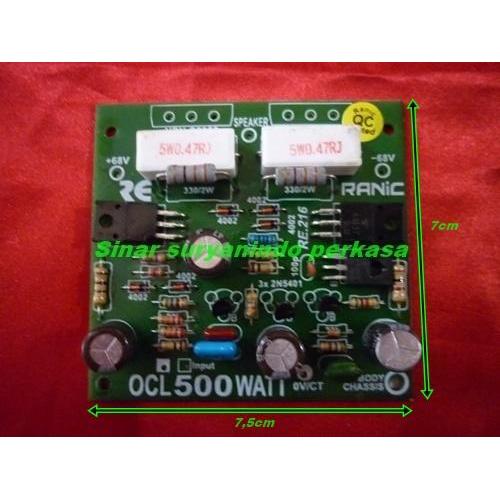 DRIVER POWER RANIC 831/SUPER POWER OCL 500WATT MONO