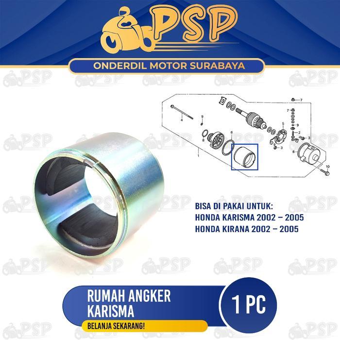 Rumah Angker Dinamo Stater Karisma - Tutup Cover Anker Magnit Dynamo Starter Kirana Supra X 125