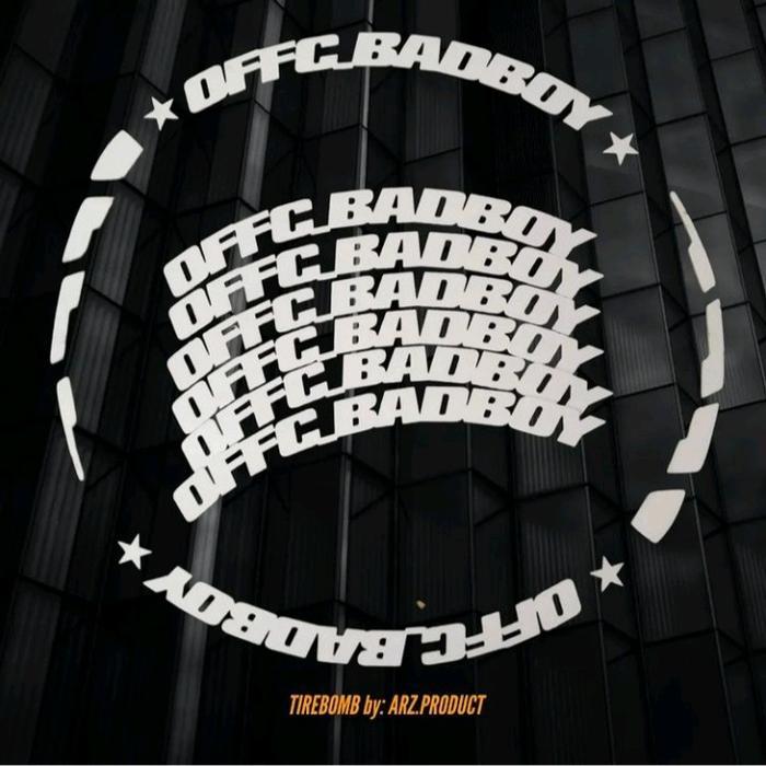 Tire Bomb / Sticker Ban Motor / Font Ban