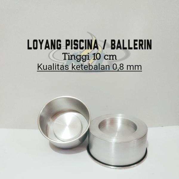 Loyang Bolu Coklat Lumer / Loyang Bulat Press Cekung Tinggi 10 Cm