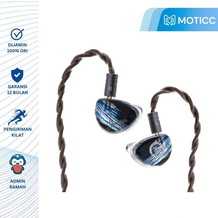 Juzear Clear 10Mm Lcp 1Dd Hifi Iems Dynamic In Ear Earphone Dj Monitor Terlaris