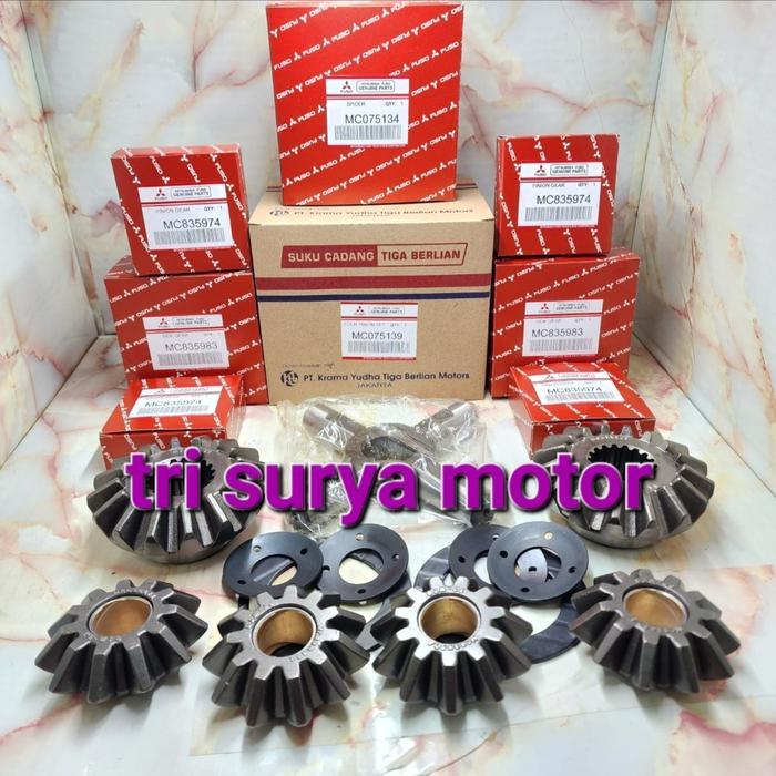 Four Pinion Set Gigi Bolu Gardan Set Komplit Mitsubishi Ps125 Turbo Canter Ps135 Fe74 Ori