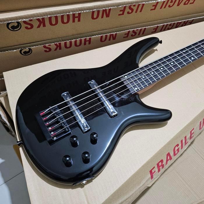 Gitar bass ibanez SDGR 5 string black new