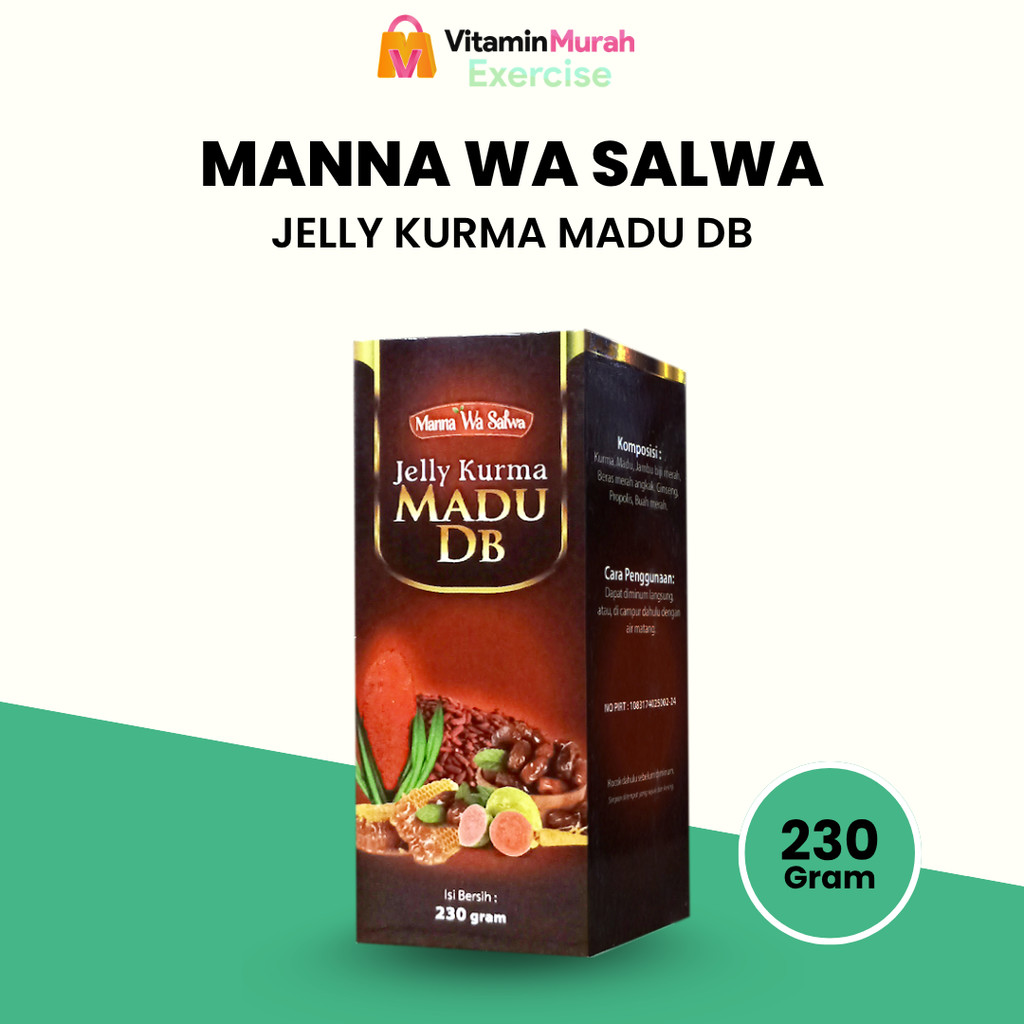 JELLY KURMA MADU DB MANNA WA SALWA ISI 230 Gr