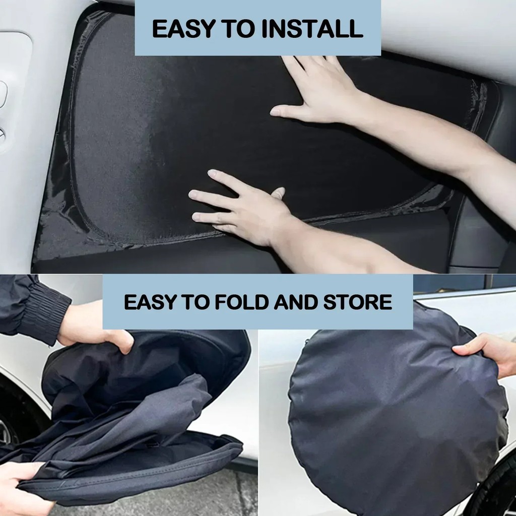 FOR HONDA CITY 2015-2019 WINDSHIELD SUN SHADE SIDE WINDOW SHADES COVER SUN VISOR SHIELD PRIVACY