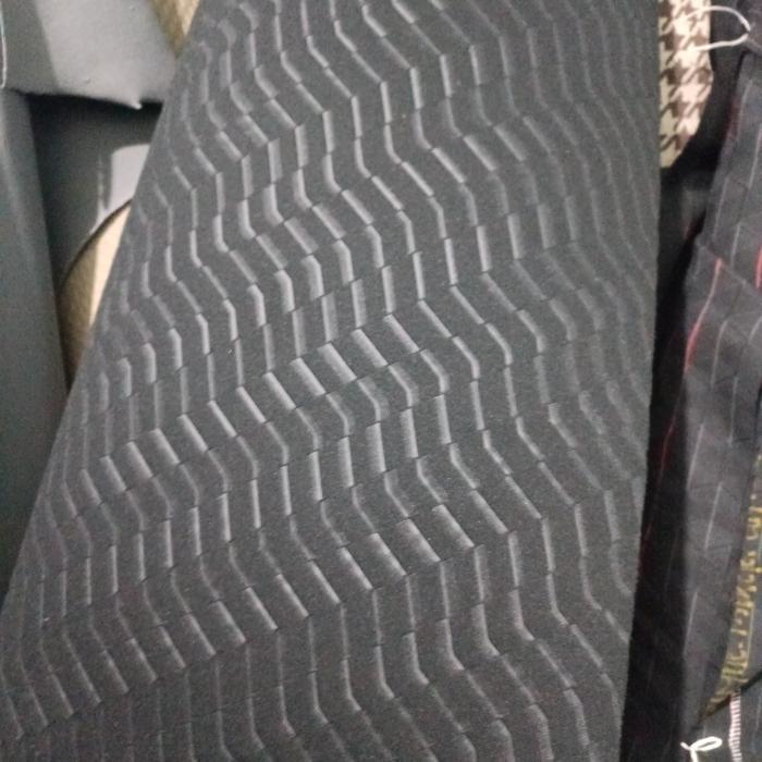 Jual Kain jok mobil Harga per meter avanza Hitam salur bahan doortrim dan jok avanza Bludru Fabric