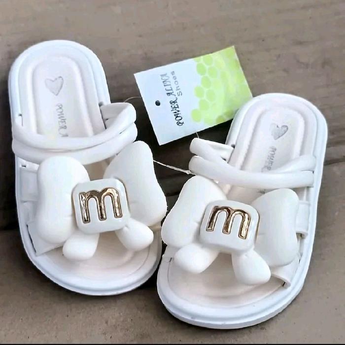 Sandal Selop Import Anak Perempuan Sandal Fashion Anak Wanita Sendal Slip On Karet Jelly Alina 803