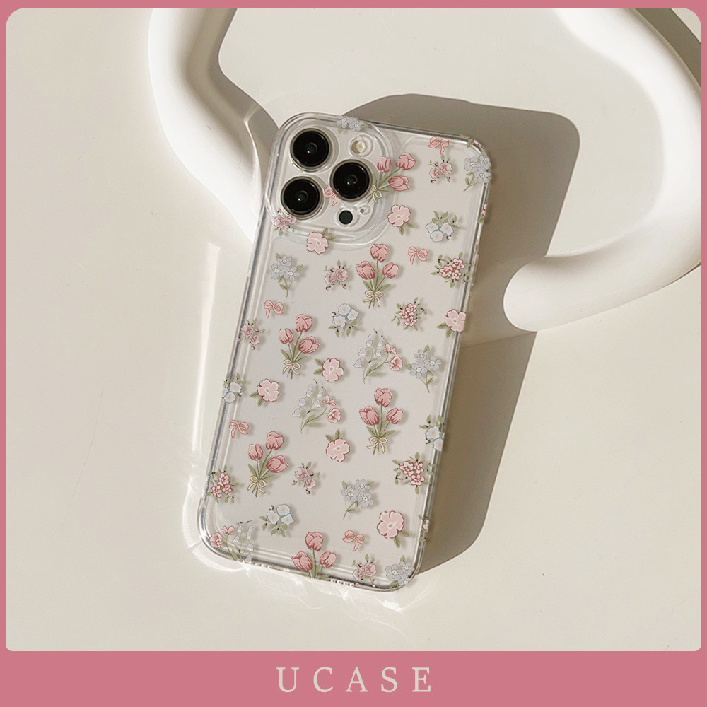 Busur Bunga Kecil Aesthetic Girl Case Iphone 17 Pro Max 16E 11 12 16 Plus Xr 17 Air 14 13 15 Plus Ca
