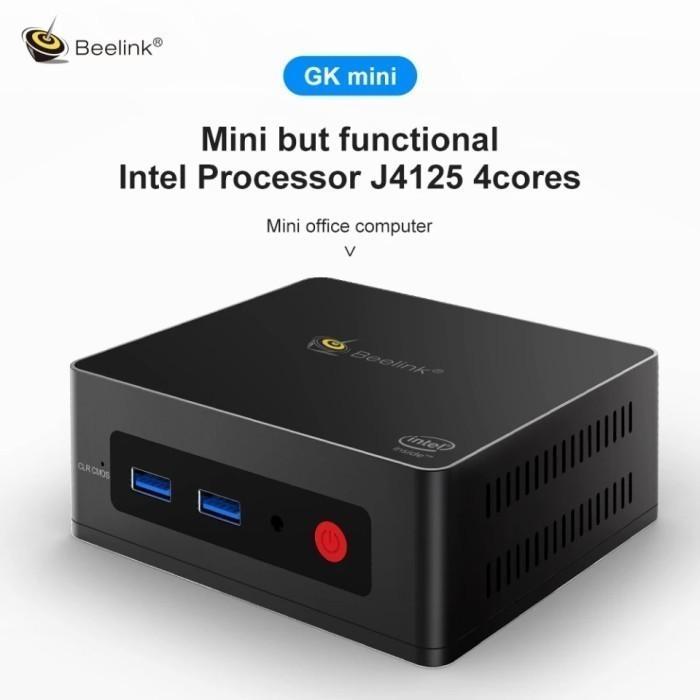 Beelink Mini PC GKmini J4125 8/256GB SSD Intel Gemini Lake Windows 11