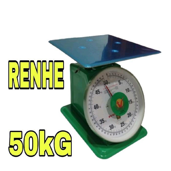 Diskon (Os) 50Kg Timbangan Duduk Jarum Renhe Timbangan Barang 50 Kg