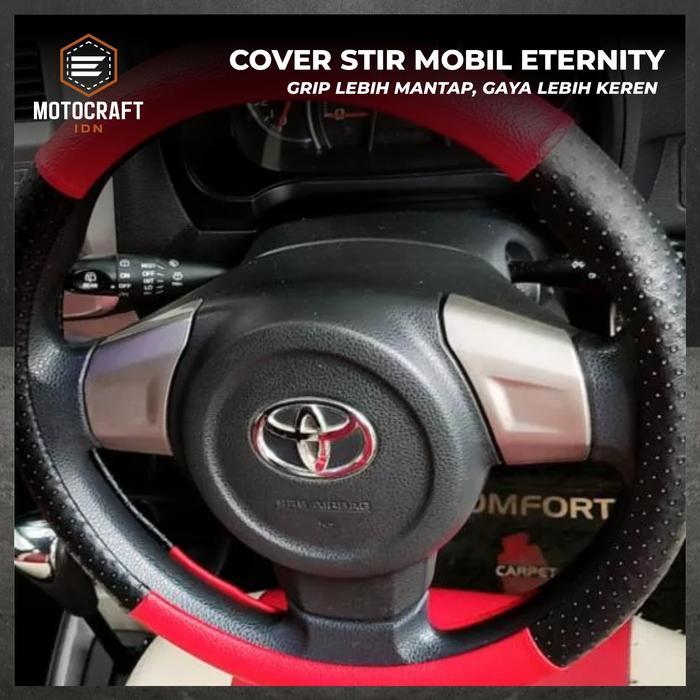 "New" Sigra Sarung Setir/Cover Stir Mobil Exclusive/stir sporty/stir murah