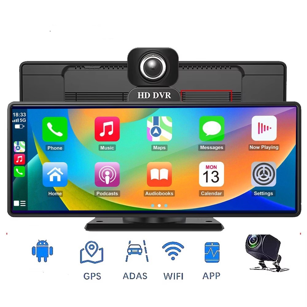 2026 Car GPS Navigation DVR Dash RecorderG+64GB ROM 4G Advanced ADAS WIFI Android 13 HD 1080P