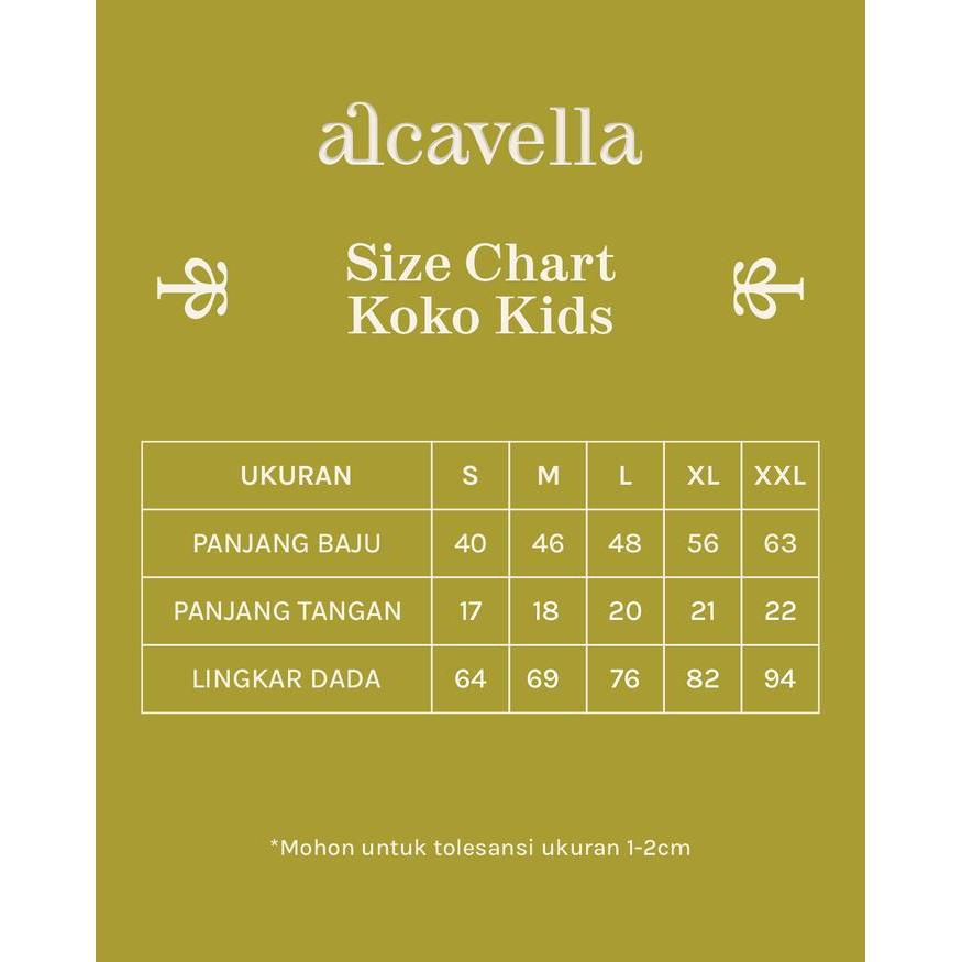 Alcavella - Zaneera Kids Koko Series Baju Koko Anak Laki-Laki Menawan