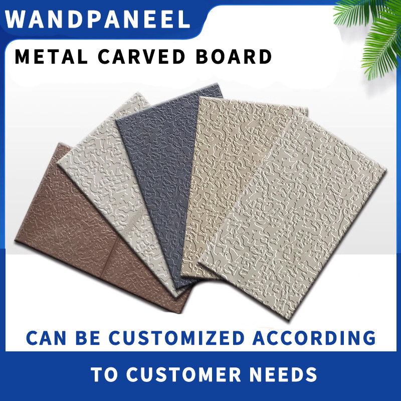 Metal Carved Board Light Home Prefab House Insulated Decoration Polyurethanepu Foam Wall Double Side