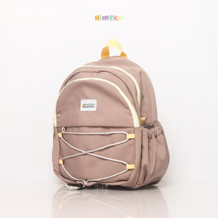 Top Himeku TAMAGO MEDIUM Backpack - Tas Sekolah Sedang - Ransel Kanvas Wanita