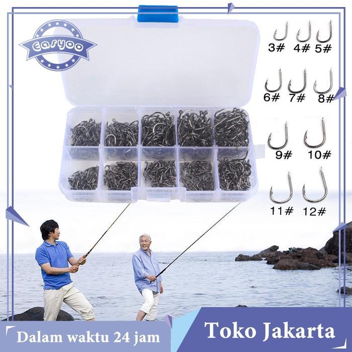 600pcs 300pcs Mata Kail Pancing Baja Iseama Obama Fishing Hook