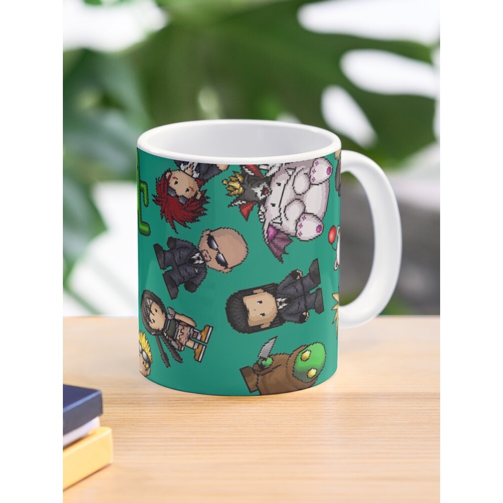 Mug Kopi Final Fantasy VII PixelArt