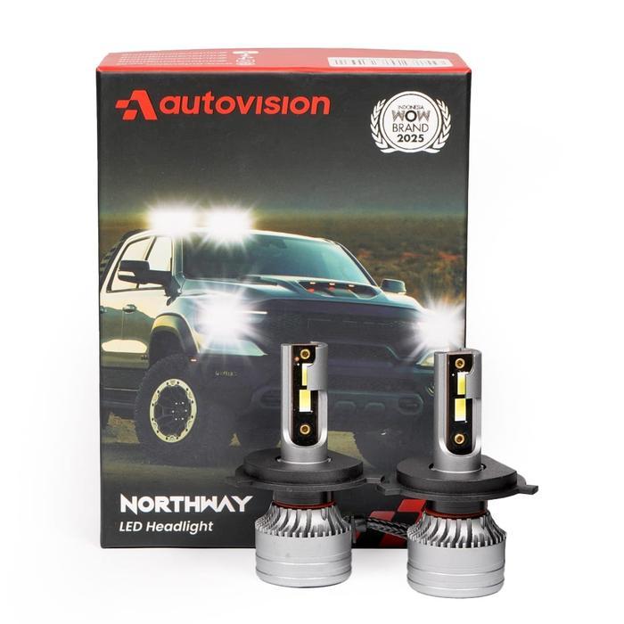 Led H4 Autovision LED Northway 12V 30 Watt 5700K Lampu LED H4