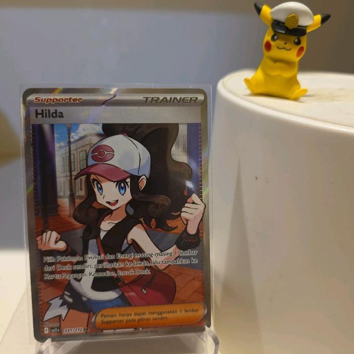 Hilda SR kartu pokemon tcg indo sv11s hitam putih