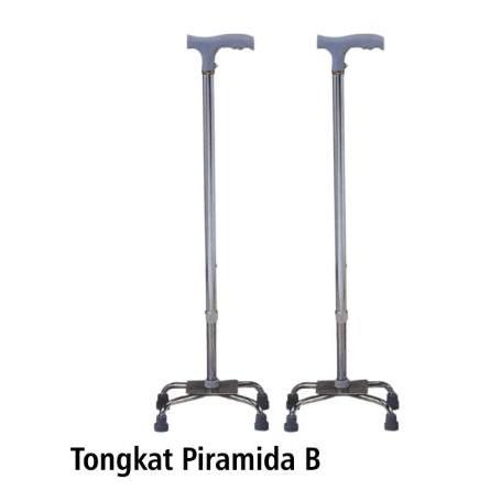 Terlaris Tongkat Pyramid B Onemed/Tongkat Kaki 4 Onemed/Tongkat Bantu Jalan SALE