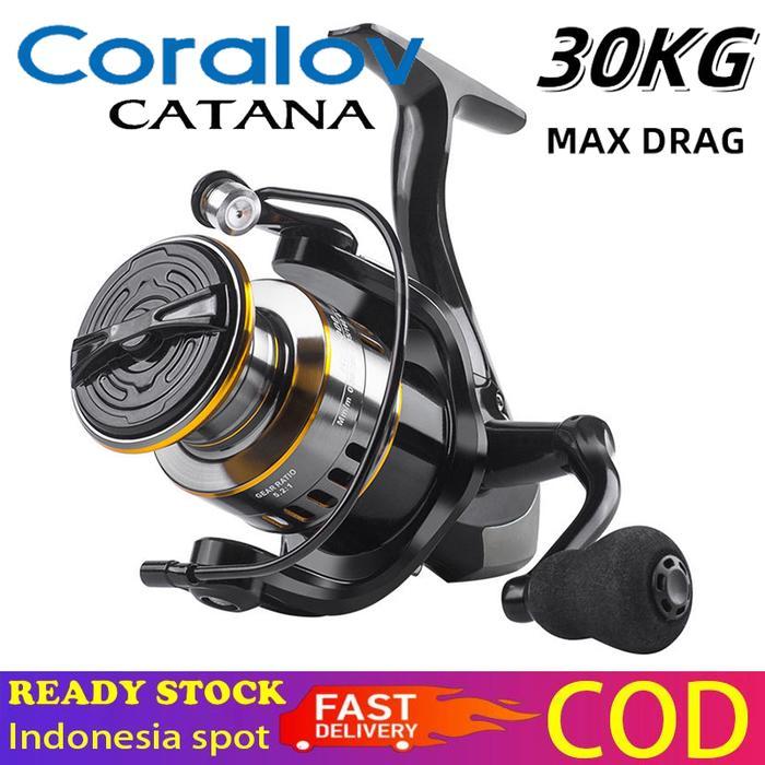 Coralov Reel Pancing Metal Saltwater Gulungan Reel Fishing Reel Spinning Reel Murah Metal Cycling