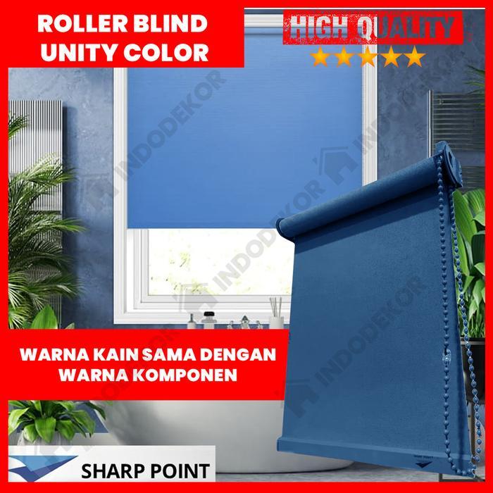 Roller Blind Unity Color Sharp Point