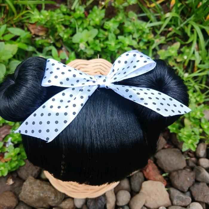 BANDANA WIG PONI ANAK PITA/bando bayi