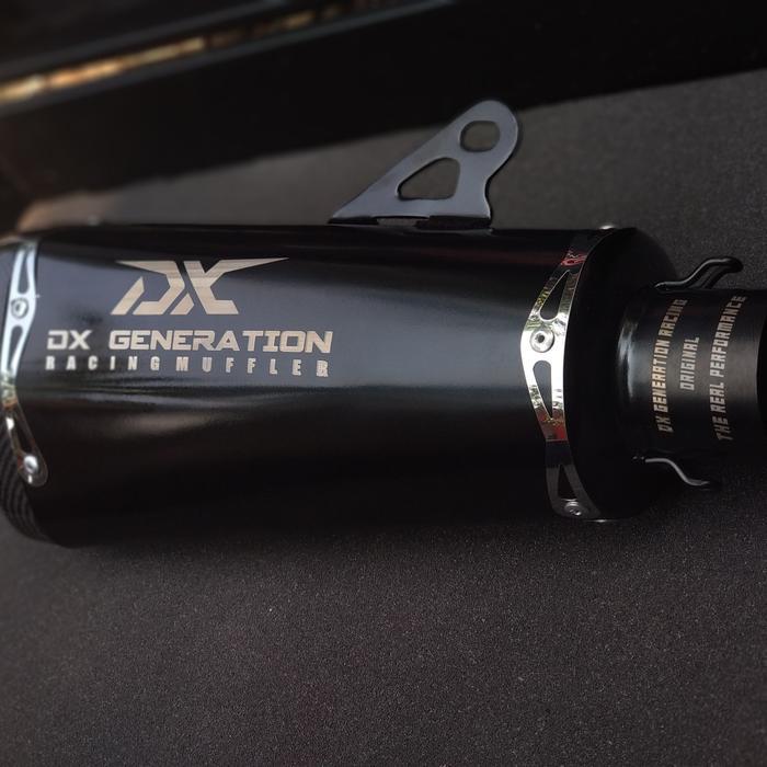 Knalpot Dx Rvr Short Black Muffler Only Dx Generation Racing