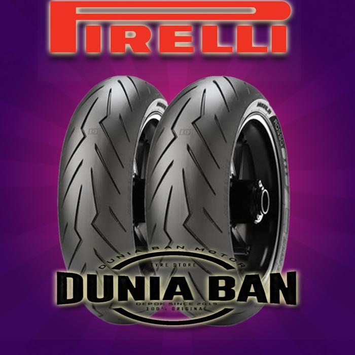 PAKET BAN VESPA MATIC R12 PIRELLI DIABLO ROSSO SCOOTER 110/70 & 120/70