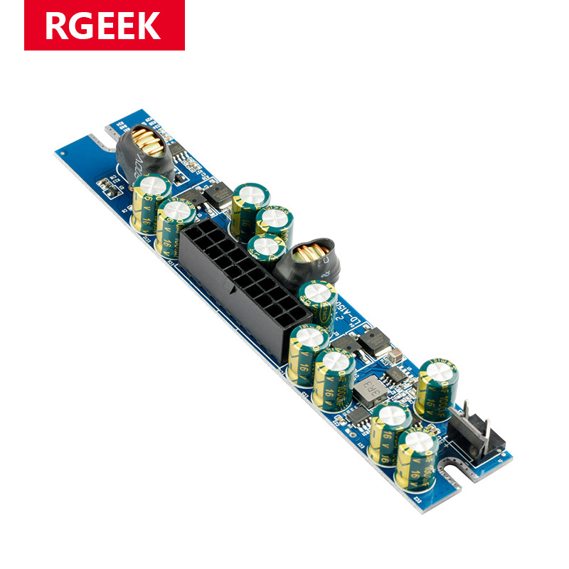 RGEEK 12V 150W DC ATX PSU Peak Pico ATX Switch Pico DC-DC PSU 24pin MINI ITX DC to ATX PC Power
