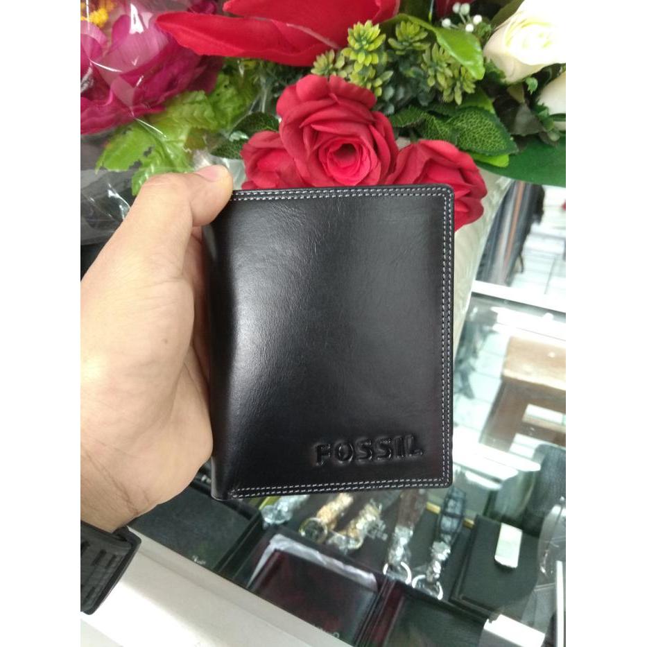 Dompet Pria Dompet Kulit Pria Full Kulit Asli Fossil Hanya Selembar Kulit Asli