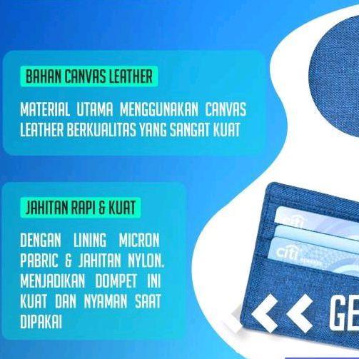 Dompet Pria Dompet Remaja Pria Anak Laki Laki Kain Dompet Lipat Pria Tipis Canvas Kartu Uang