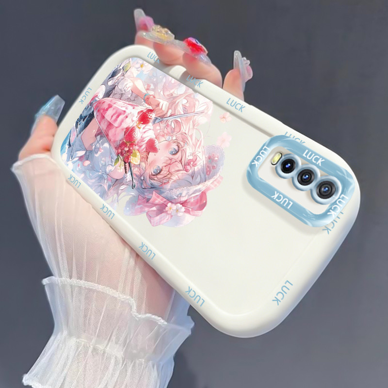 Casing Hp untuk VIVO Y20 Y20i Y20s Y20A Y20G Y12A Y12S Y11s Case Beautiful anime girl Kasing silikon