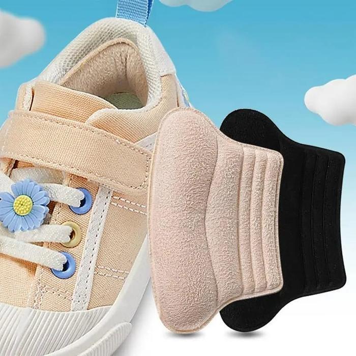 [] INSOLE SEPATU ANAK GANJALAN SEPATU ANAK SOLUSI SEPATU KEBESARAN Hitam Shoe Shoes