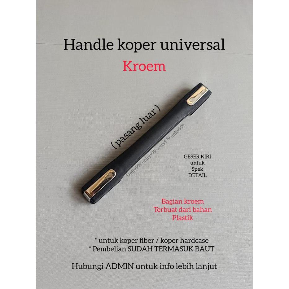 [] handle koper handel koper pegangan koper gagang koper HANDLE CROEM
