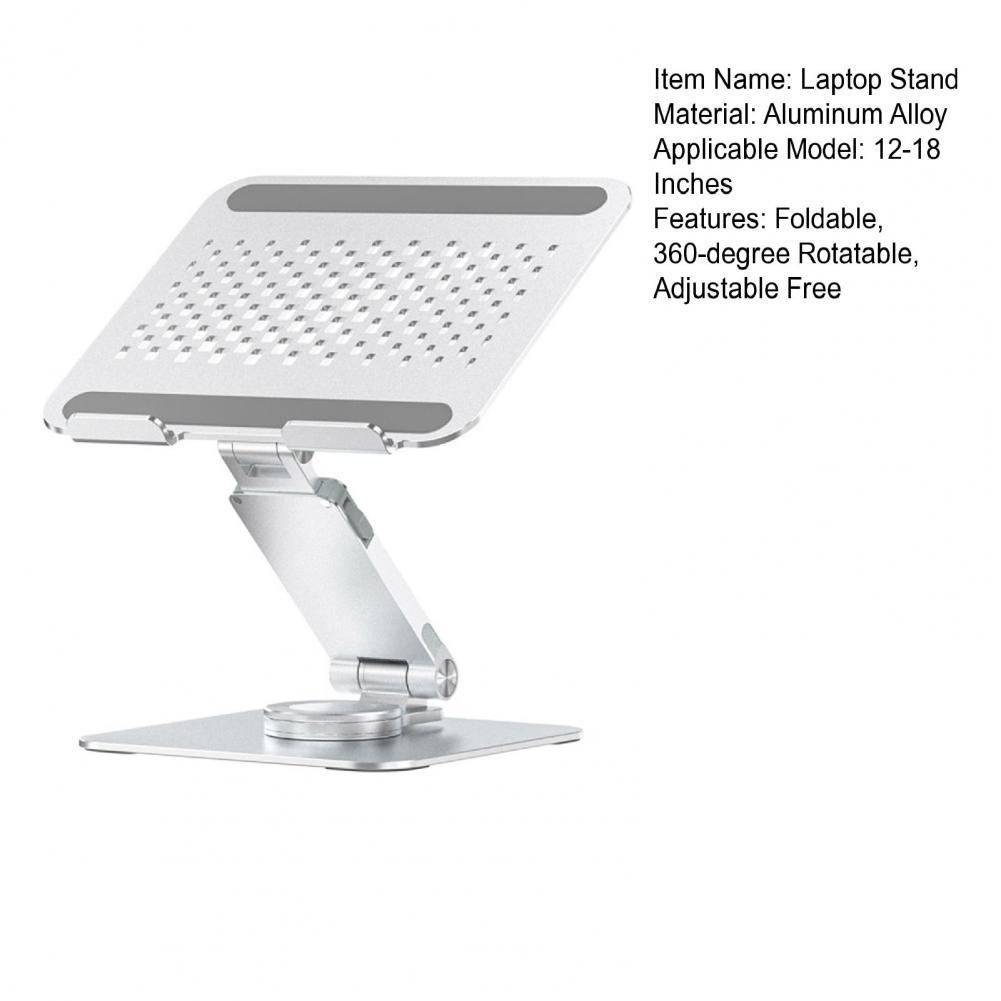 Adjustable Laptop Stand Adjustable Aluminum Laptop Stand with 360-degree Rotation Heat Dissipation