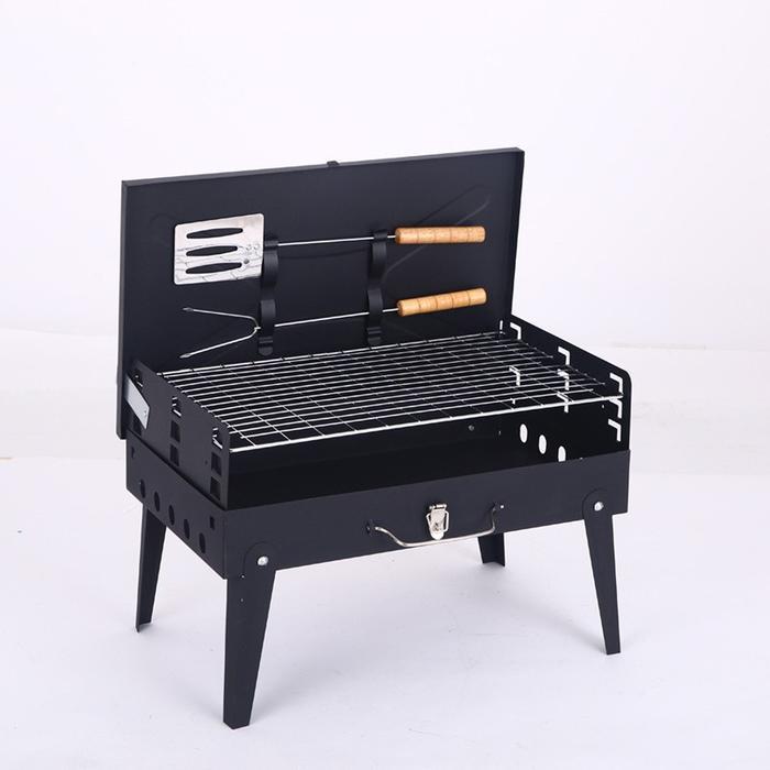 Alat Bakaran Ayam Lipat Panggang Sate Bakar Daging Sate BBQ Portable