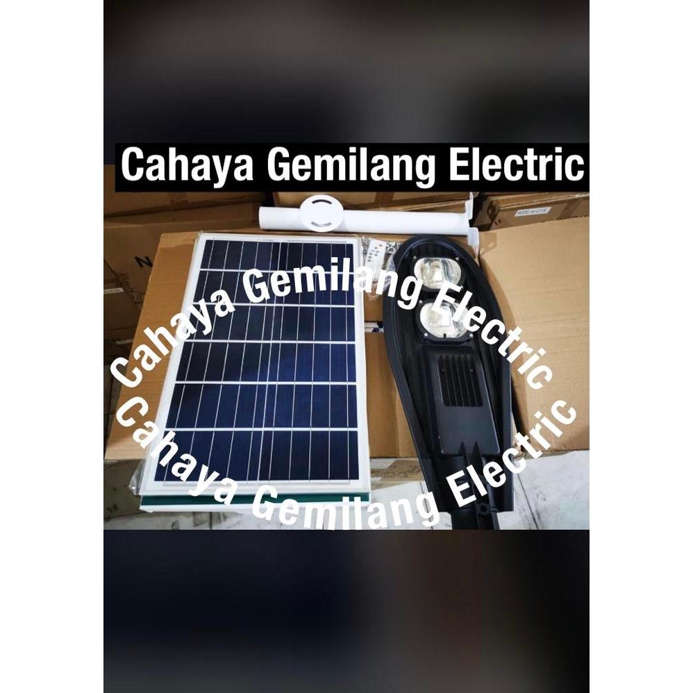 [] Lampu jalan solar cell 100watt 100w tenaga surya pju cobra led