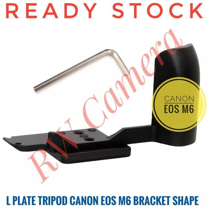 L Plate Canon Eos M6 M3 Eosm6 Eosm3 Quick Release Hand Grip Lplate Plat Tripod L Bracket L-Bracket