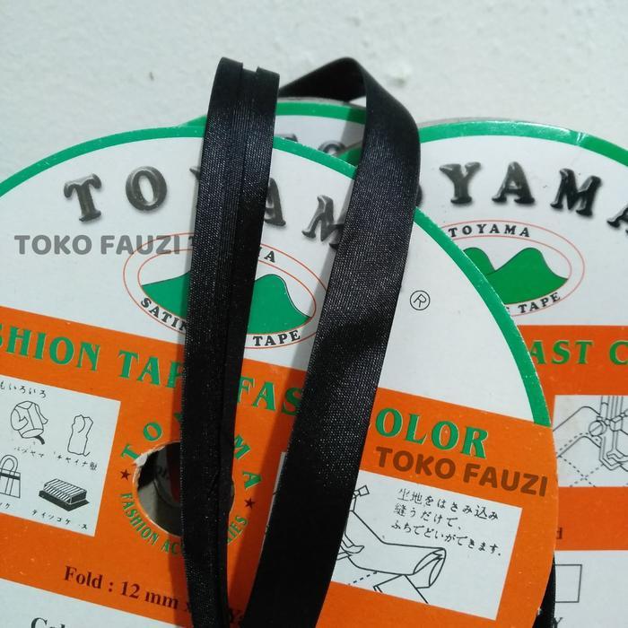 Pita Bisban Satin Kosong Polos Untuk Pinggiran Kain Harga 1 Roll 36 yard