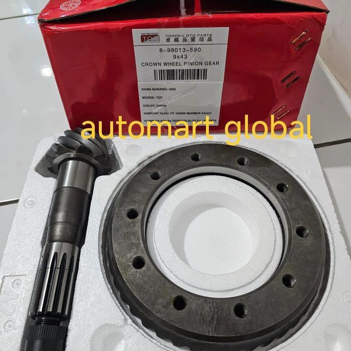 gear set gardan isuzu traga 9x43 newss