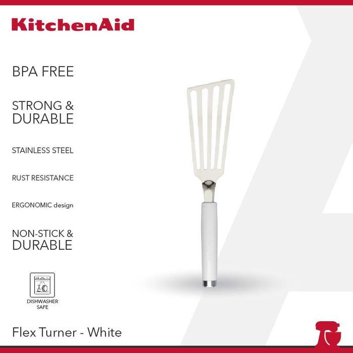 Kitchenaid Flex Turner Stainless Steel White