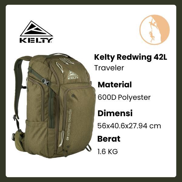 KELTY REDWING TRAVELER 40 BACKPACK BURNT OLIVE