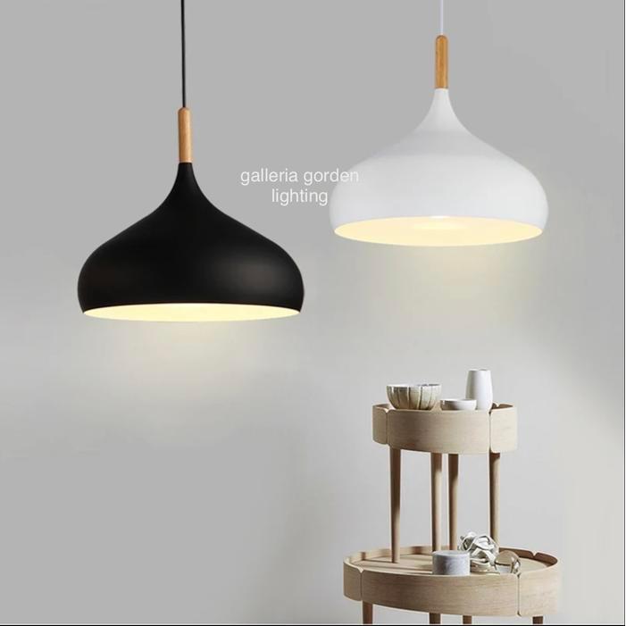 Lampu gantung gantung kap minimalis